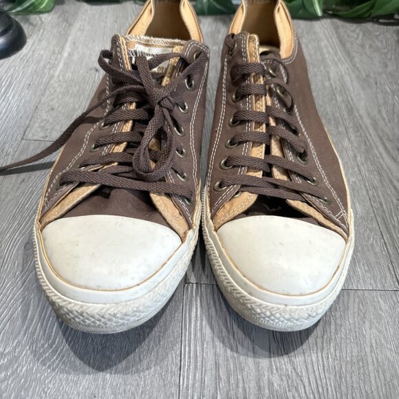Converse All Star Double Tongue Double Lace Brown Sneakers Mens 13 - Picture 3 of 10